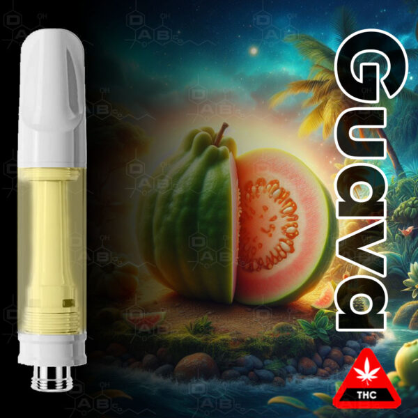 Guava flavoured distillate cartridges