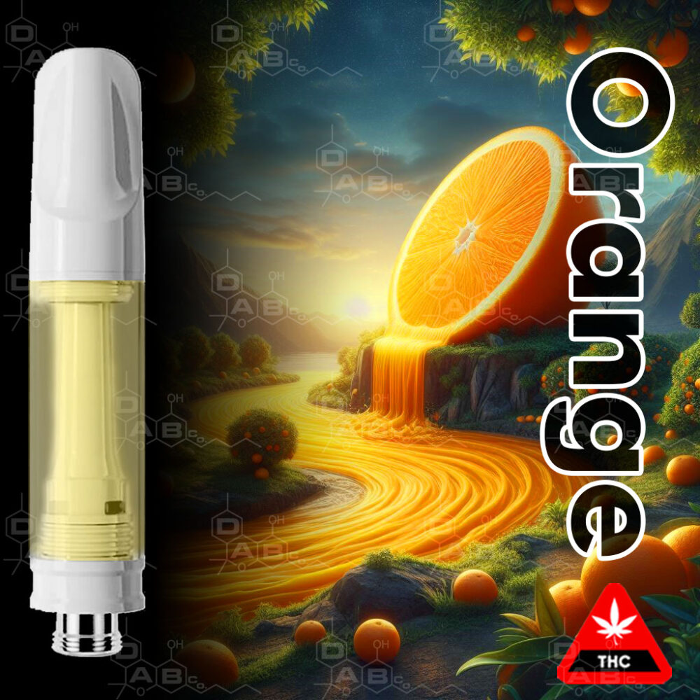 Orange flavoured distillate cartridges