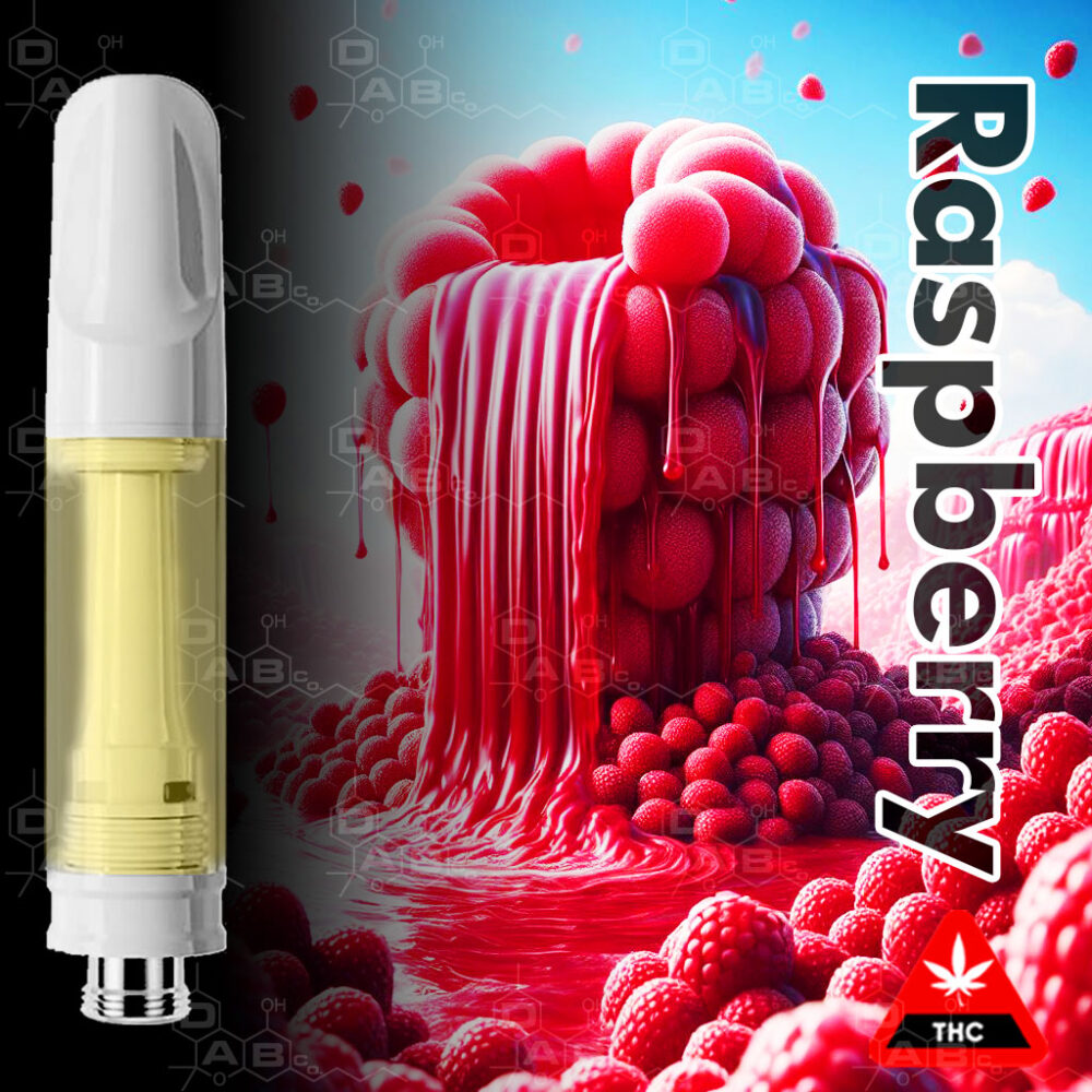 Raspberry Flavoured distillate cartridges